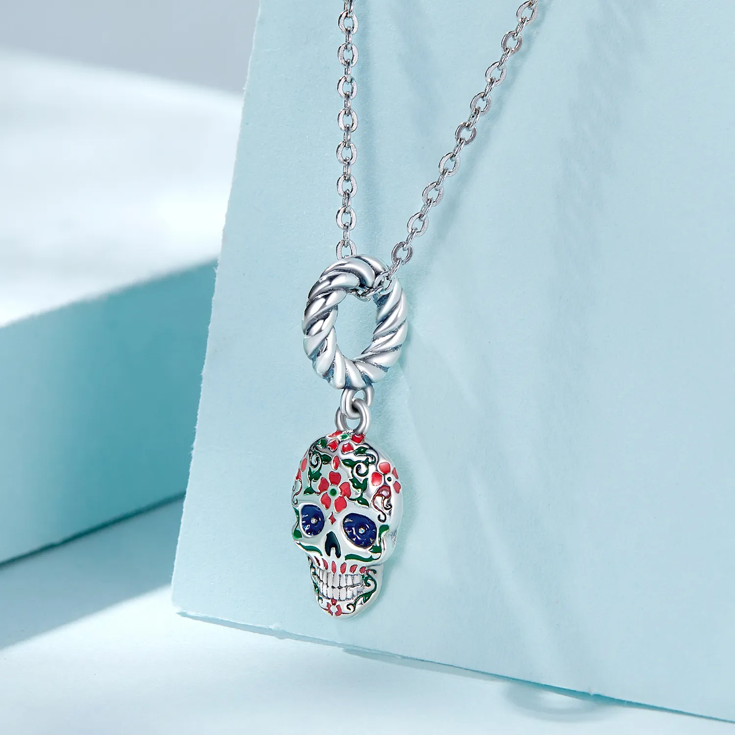 PANDORA Style Skull Dangle Charm - SCC2361