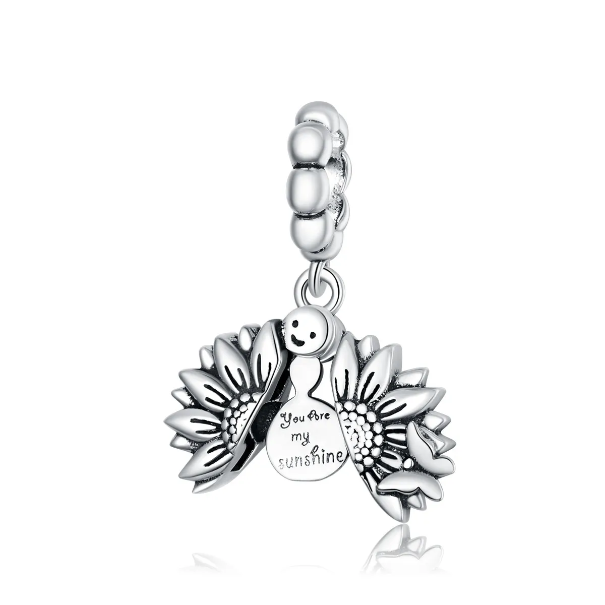 PANDORA Style Smiling Sunflower Dangle Charm - SCC1661