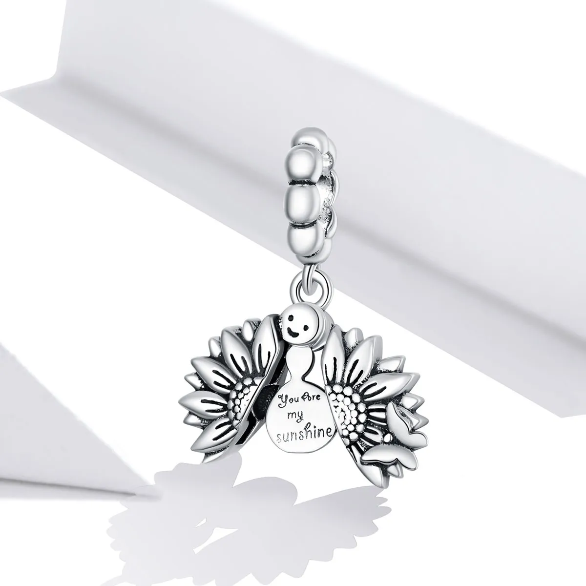 PANDORA Style Smiling Sunflower Dangle Charm - SCC1661