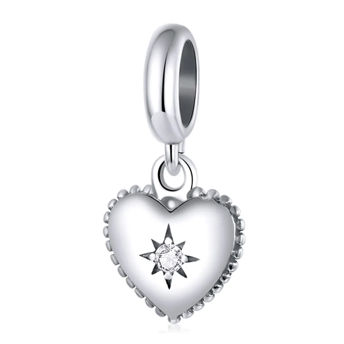 pandora style starburst love dangle charm scx132