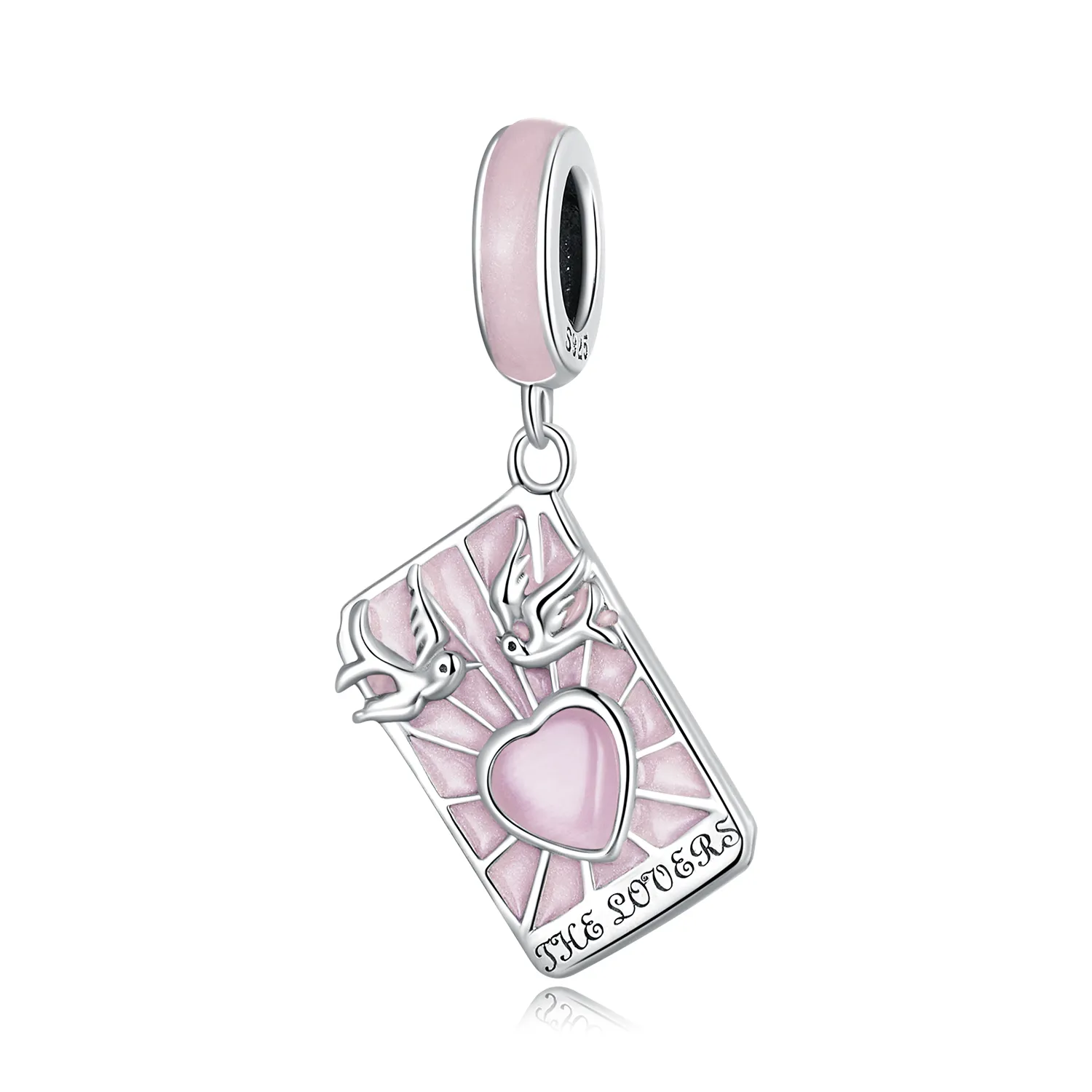 pandora style tarot lovers dangle charm scc2263