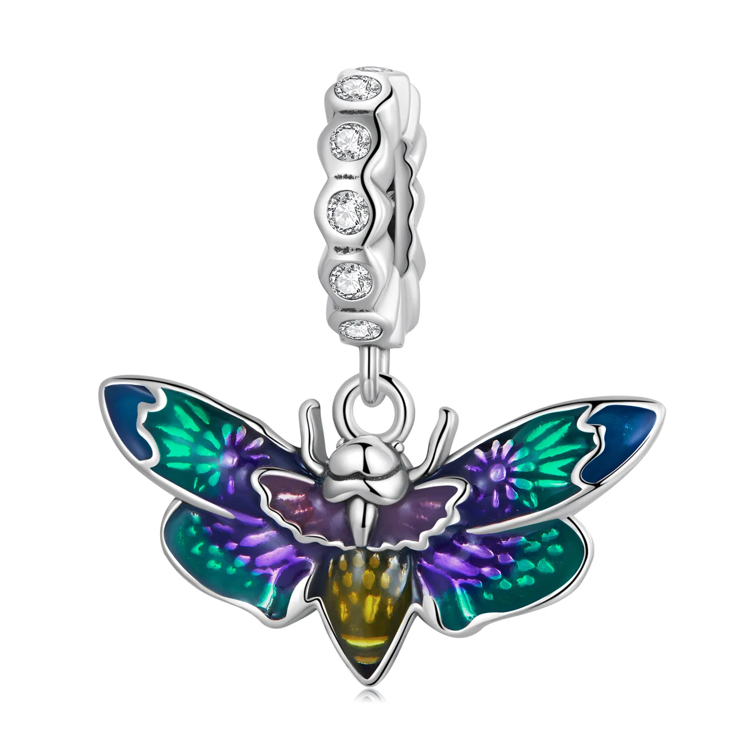 pandora style weird bee dangle charm scc2374