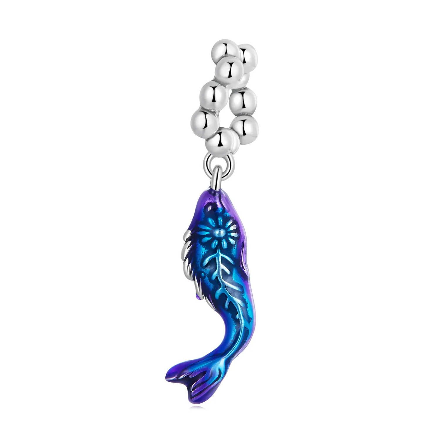 pandora style weird fish dangle charm scc2376