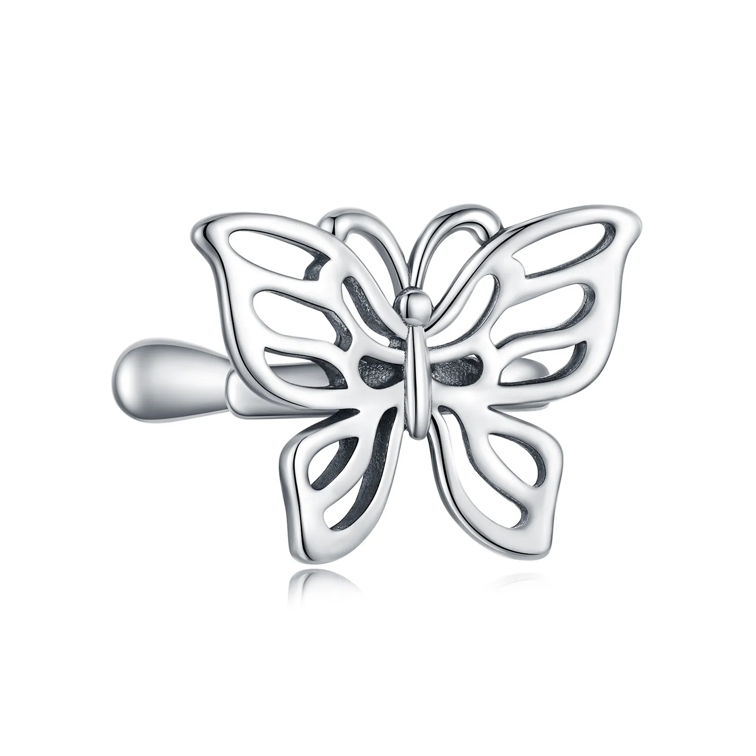 pandora style butterfly ear clip sce1506