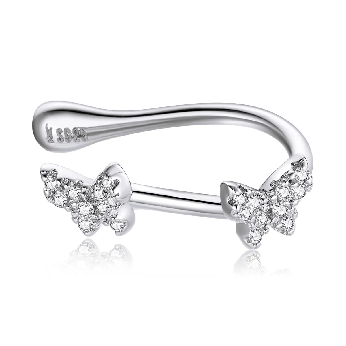 PANDORA Style Butterfly Romance Ear Clip - SCE1202