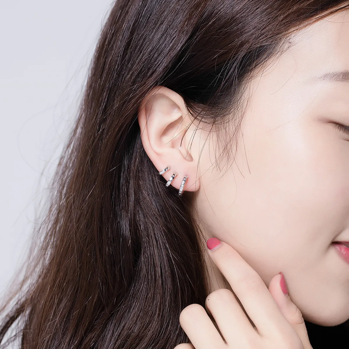 PANDORA Style Punk Girl Ear Clip - BSE085