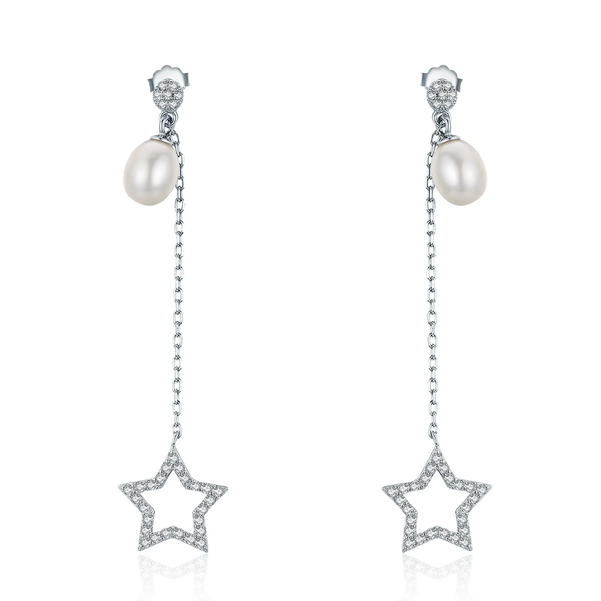 PANDORA Style Bright Stars Drop Earrings - VSE127