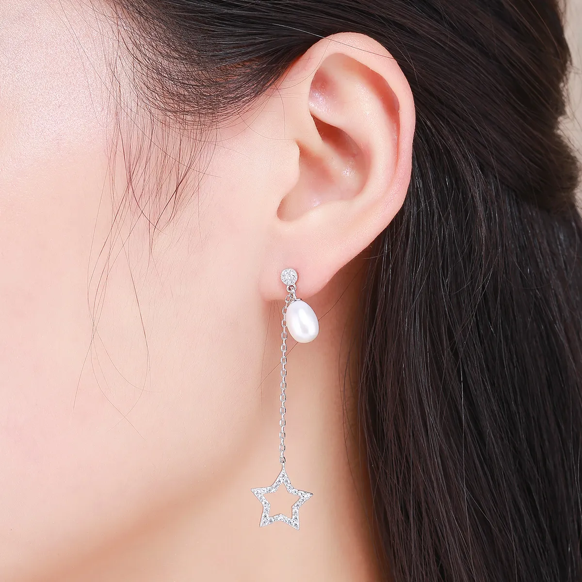 PANDORA Style Bright Stars Drop Earrings - VSE127