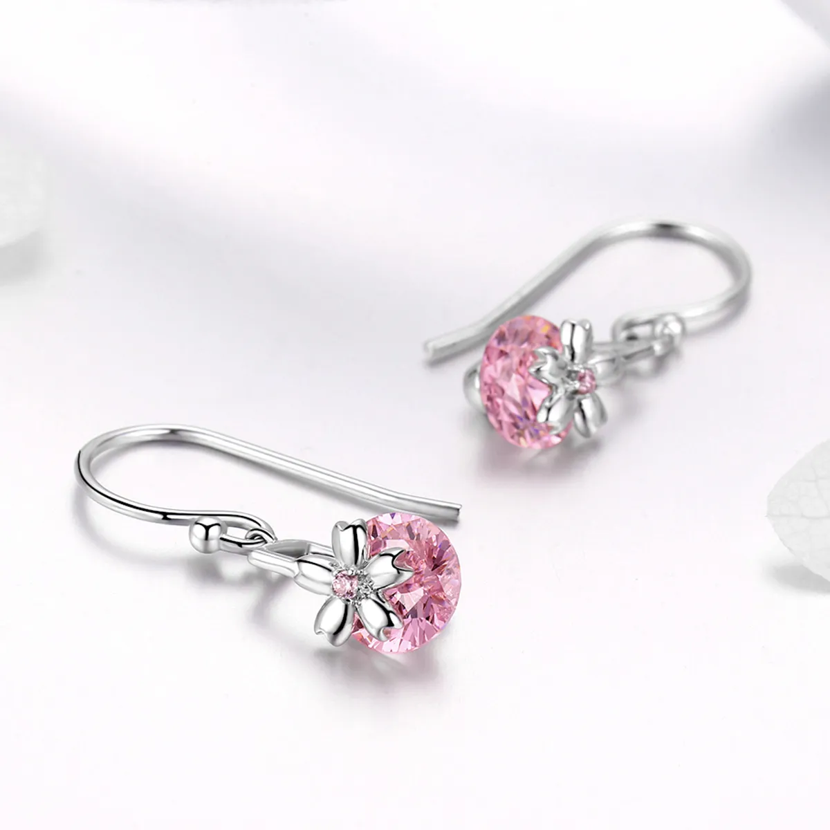 PANDORA Style Cherry Blossoms Drop Earrings - BSE039