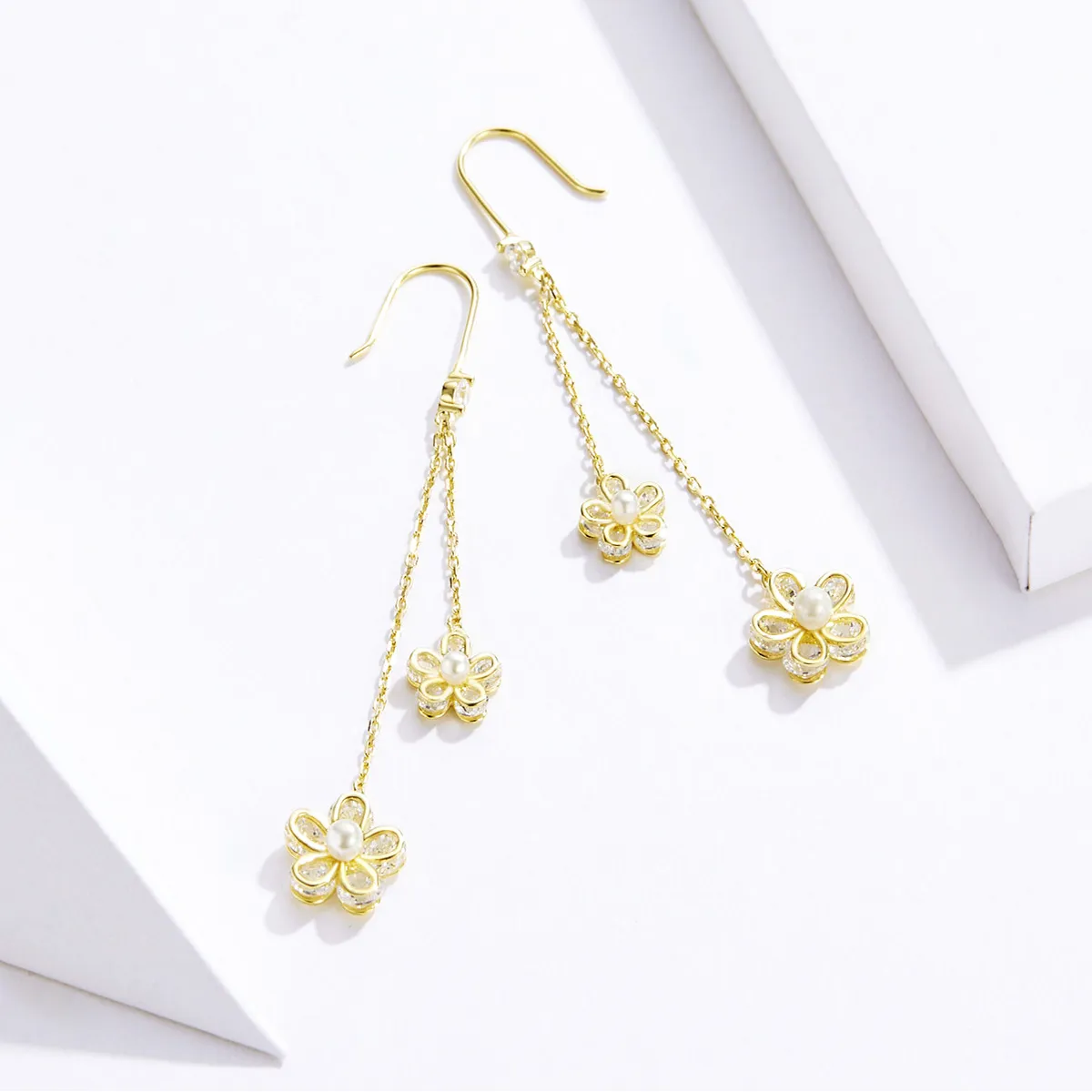 PANDORA Style Flower Light Drop Earrings - BSE197