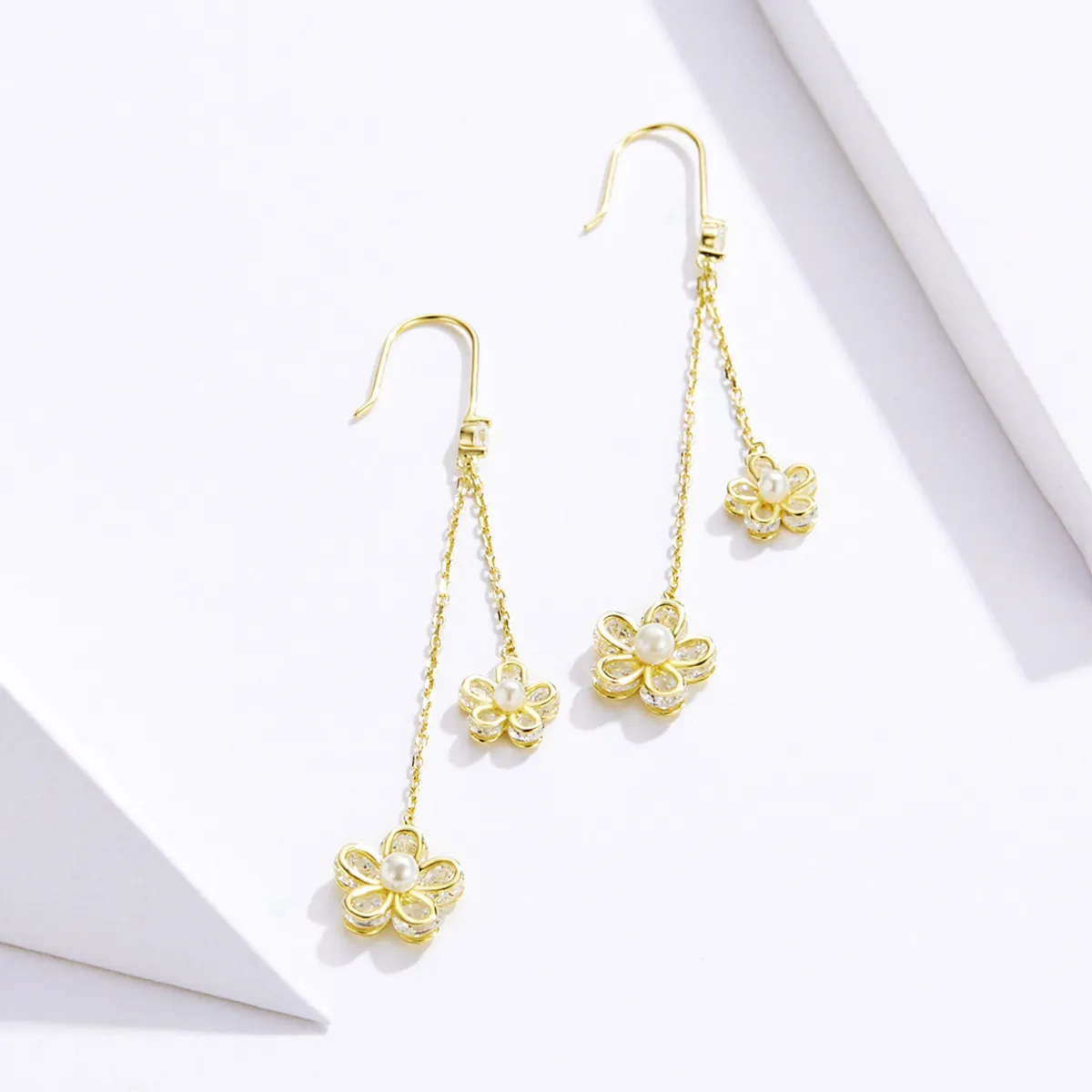 PANDORA Style Flower Light Drop Earrings - BSE197