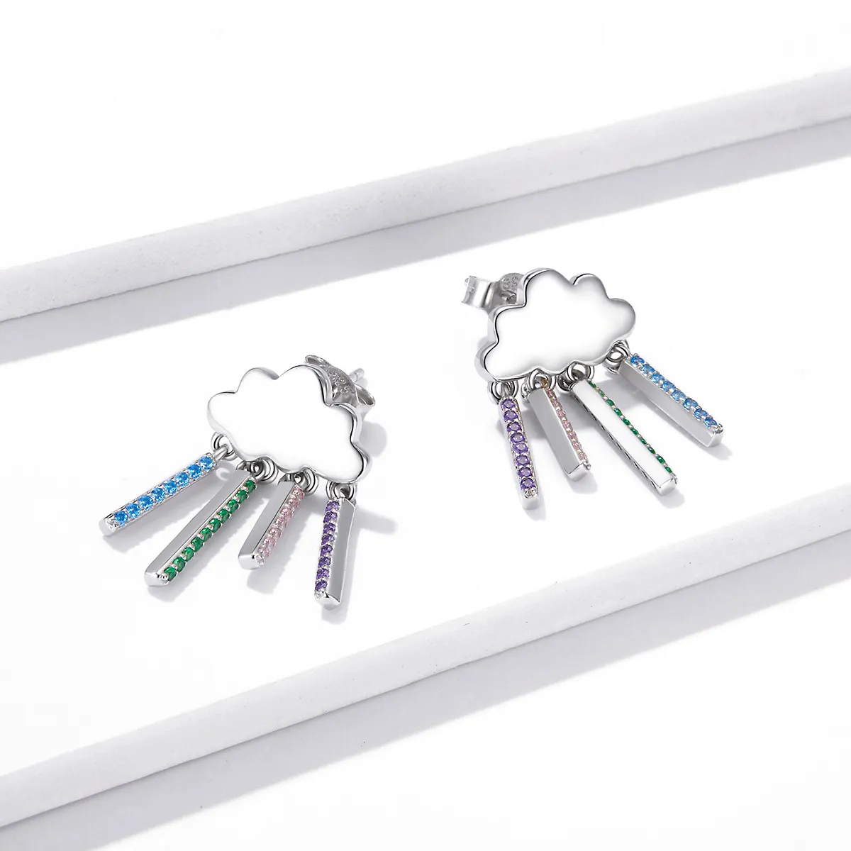 PANDORA Style Rainbow Rain Drop Earrings - BSE468