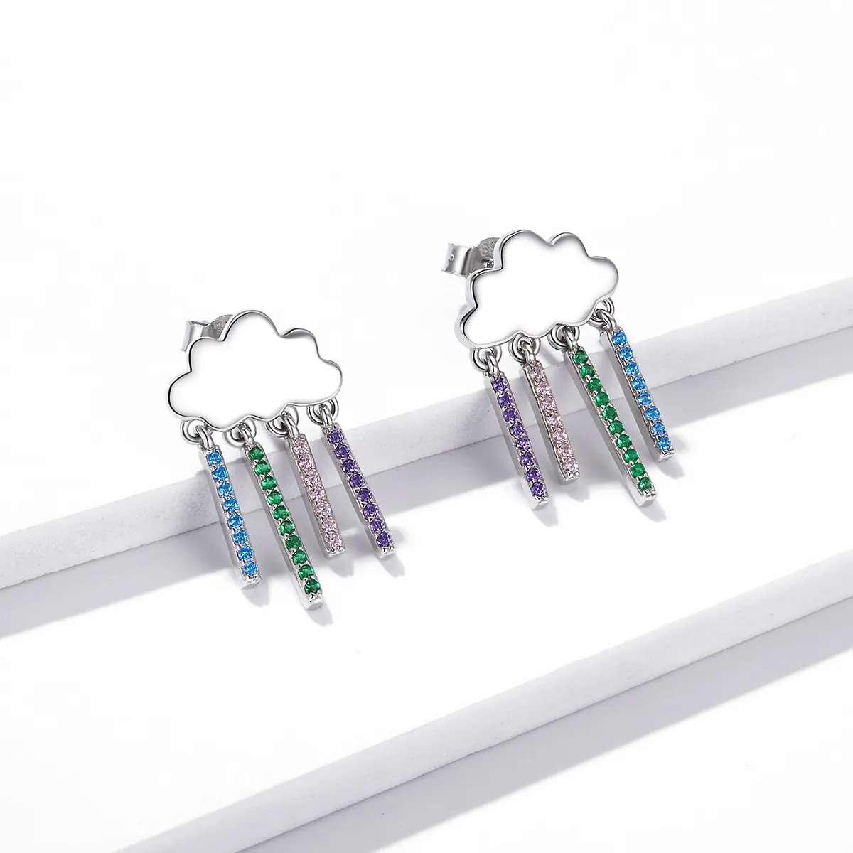 PANDORA Style Rainbow Rain Drop Earrings - BSE468