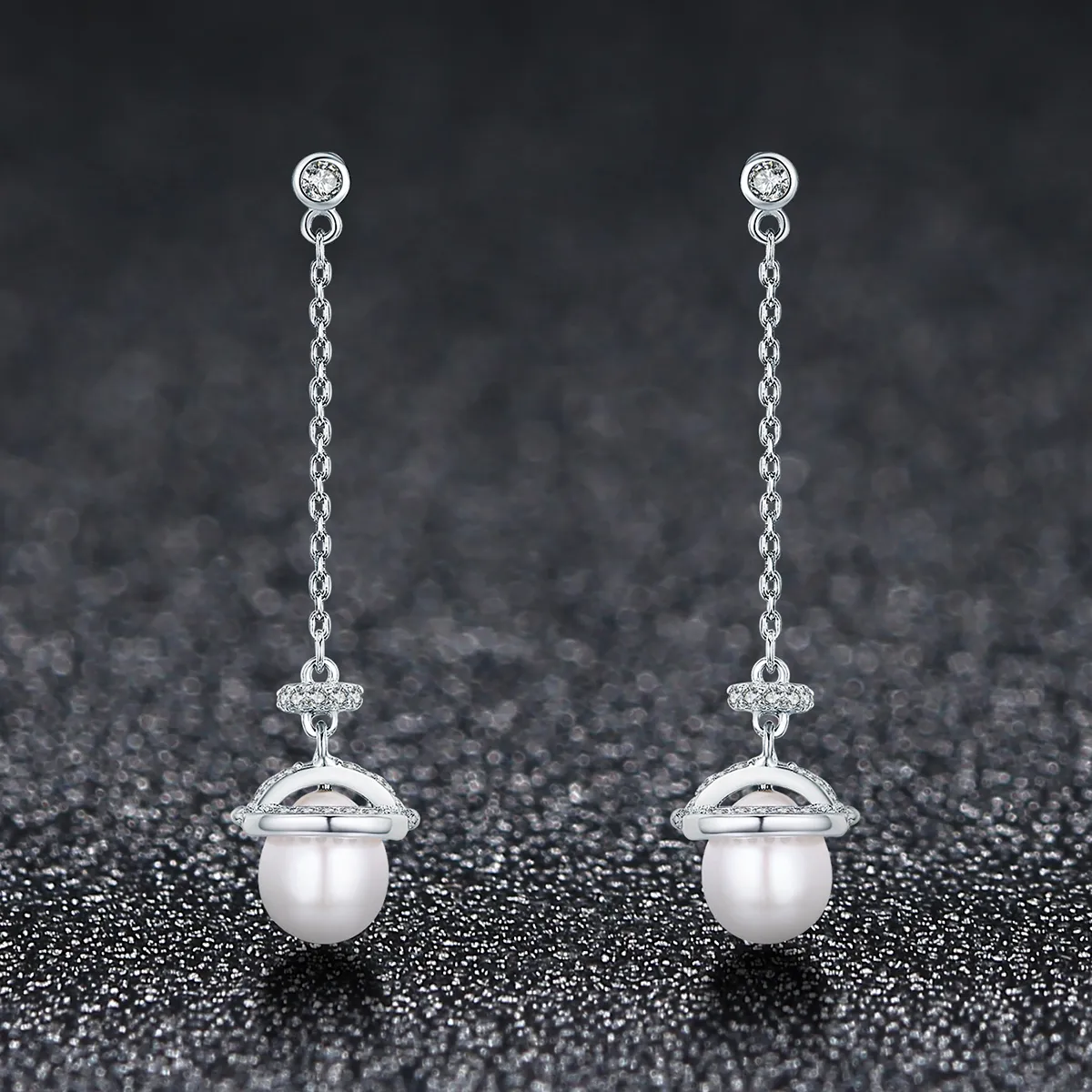 PANDORA Style Romantic Melodious Drop Earrings - VSE125