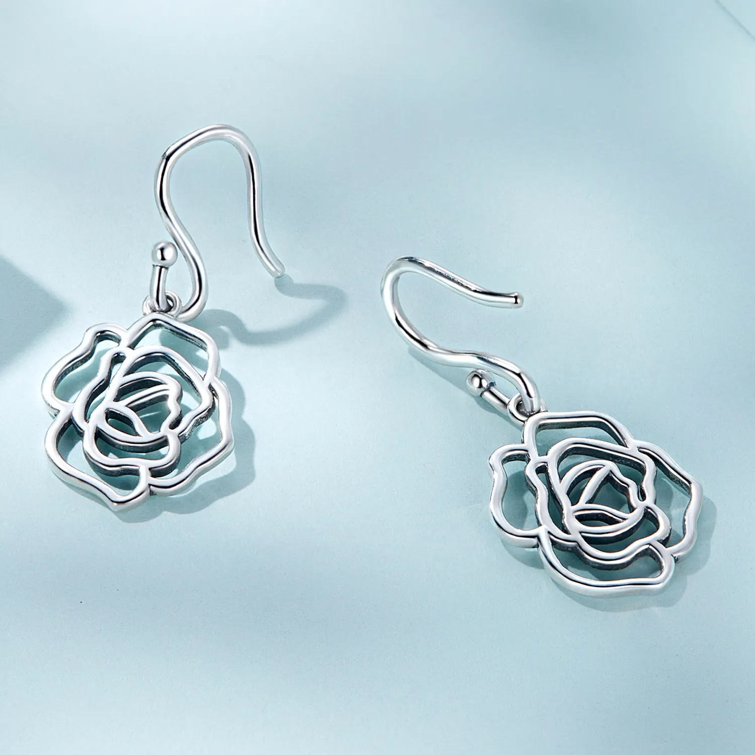 PANDORA Style Roses Drop Earrings - SCE1505