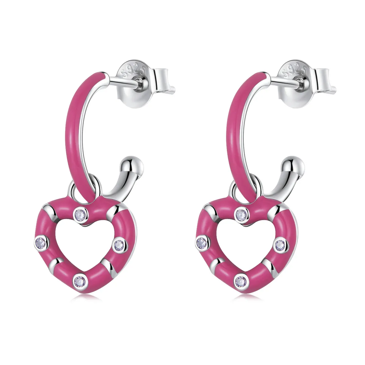 PANDORA Style Simple Love Drop Earrings - BSE596