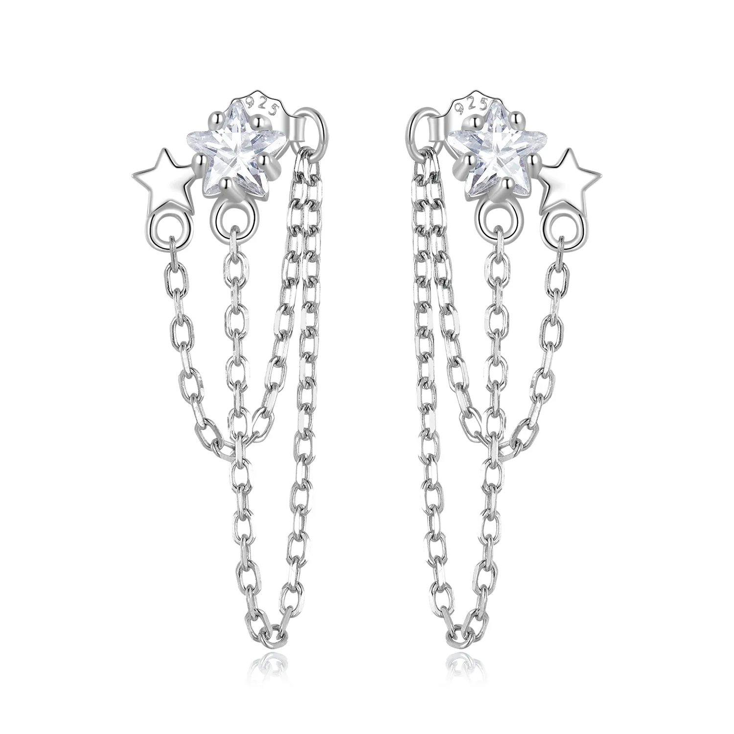 PANDORA Style Star Tassel Drop Earrings - BSE709