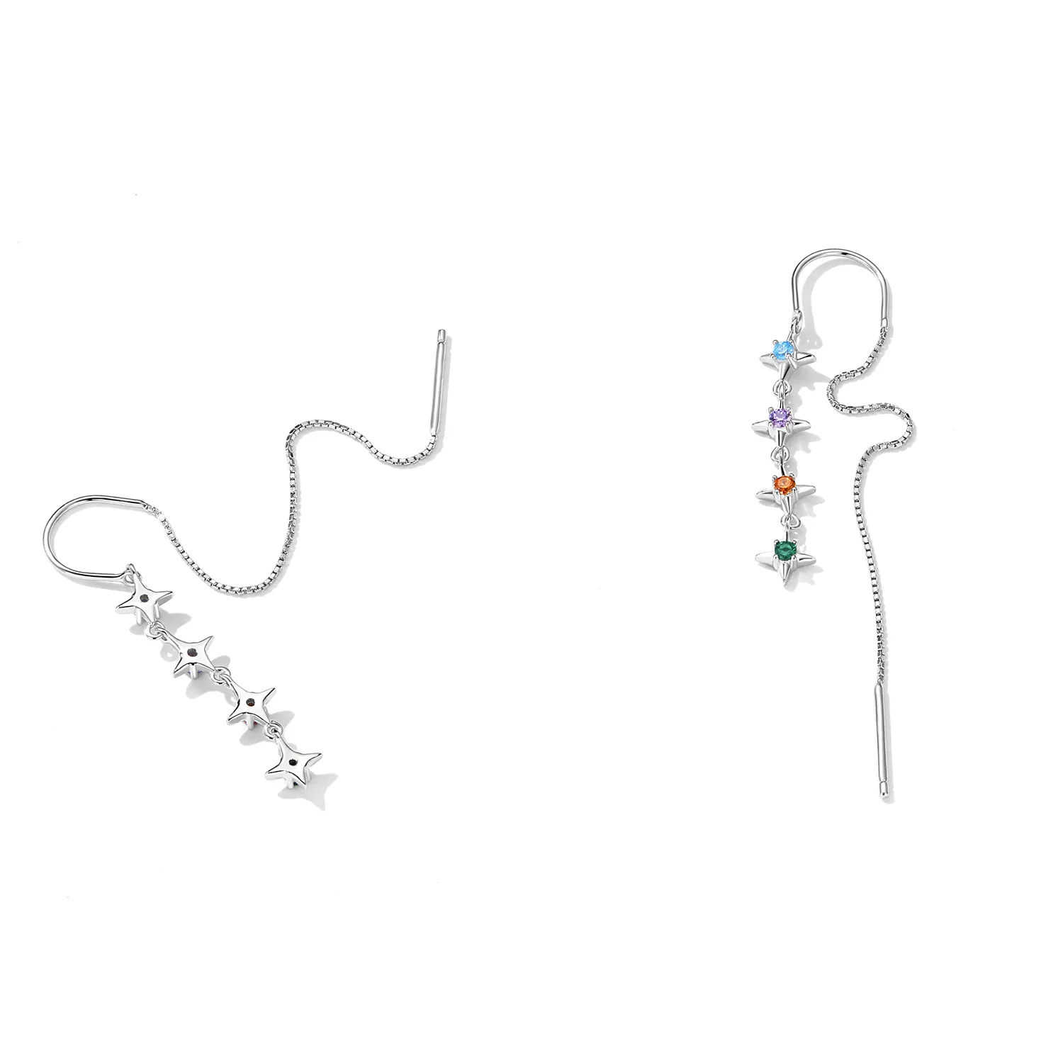 PANDORA Style Starry Zirconium Drop Earrings - SCE1420