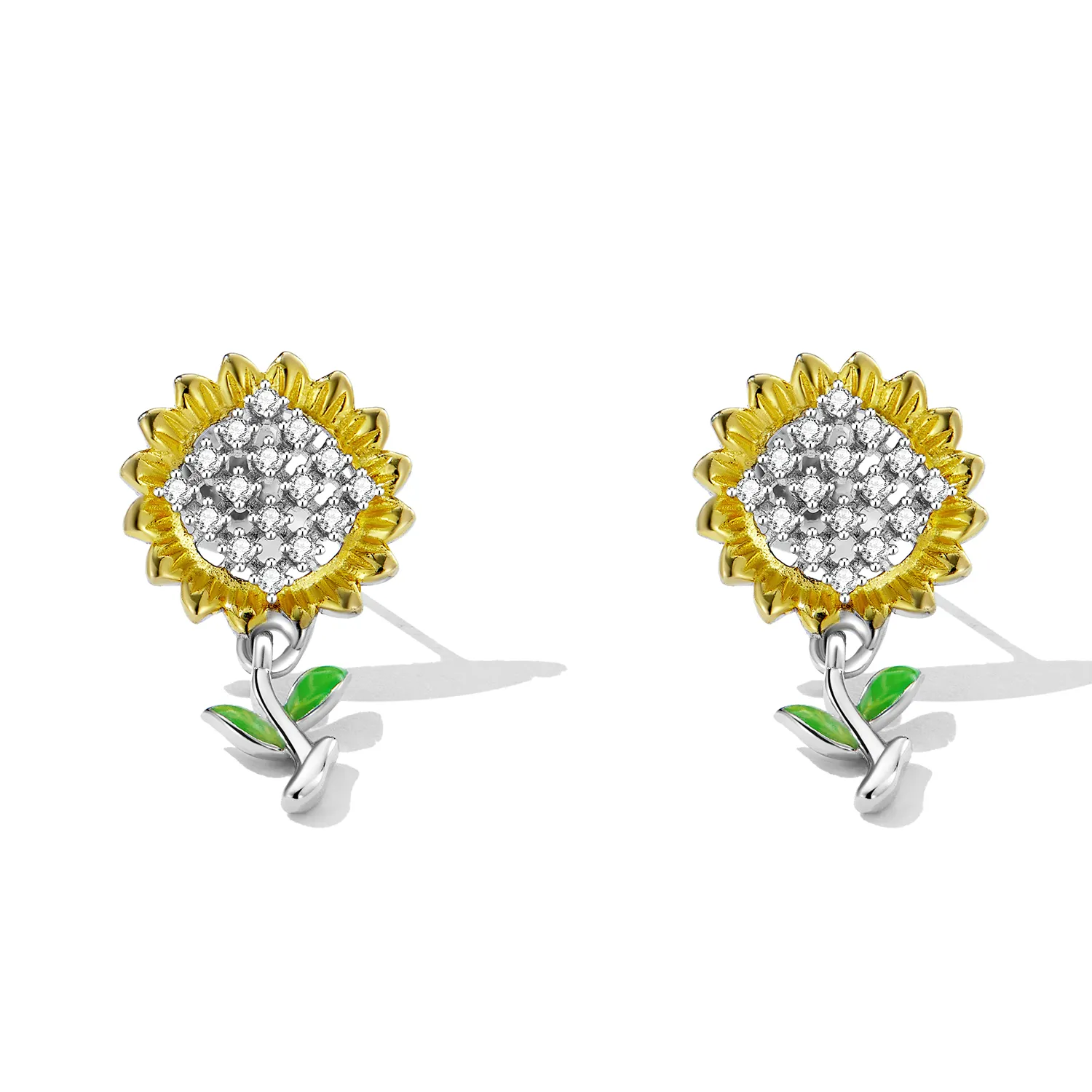 PANDORA Style Sunflower Drop Earrings - SCE1471