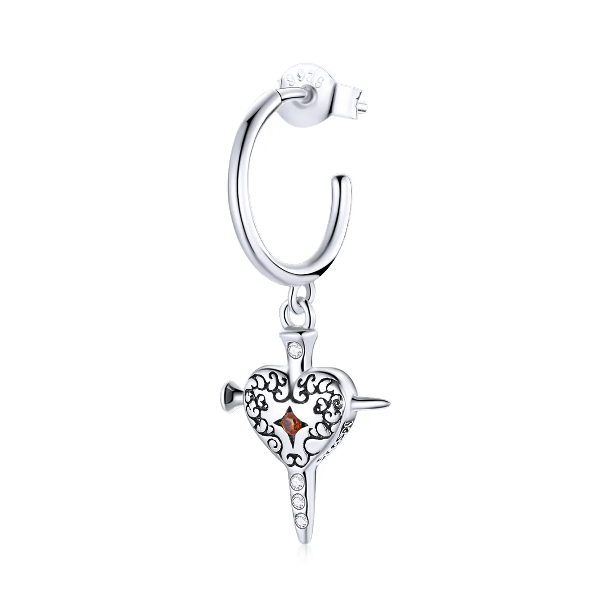 PANDORA Style Sword of Love Drop Earrings - SCE1180