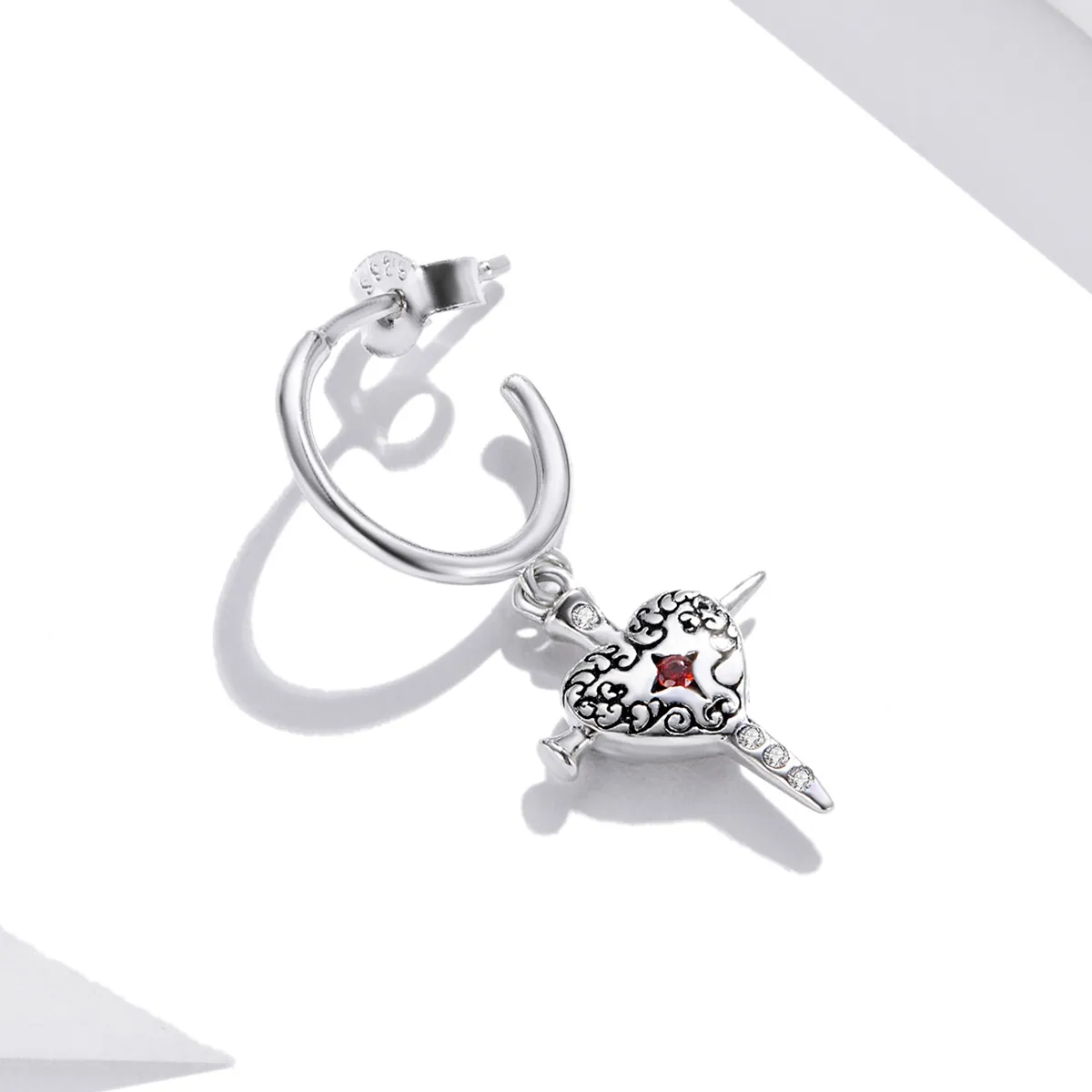 PANDORA Style Sword of Love Drop Earrings - SCE1180