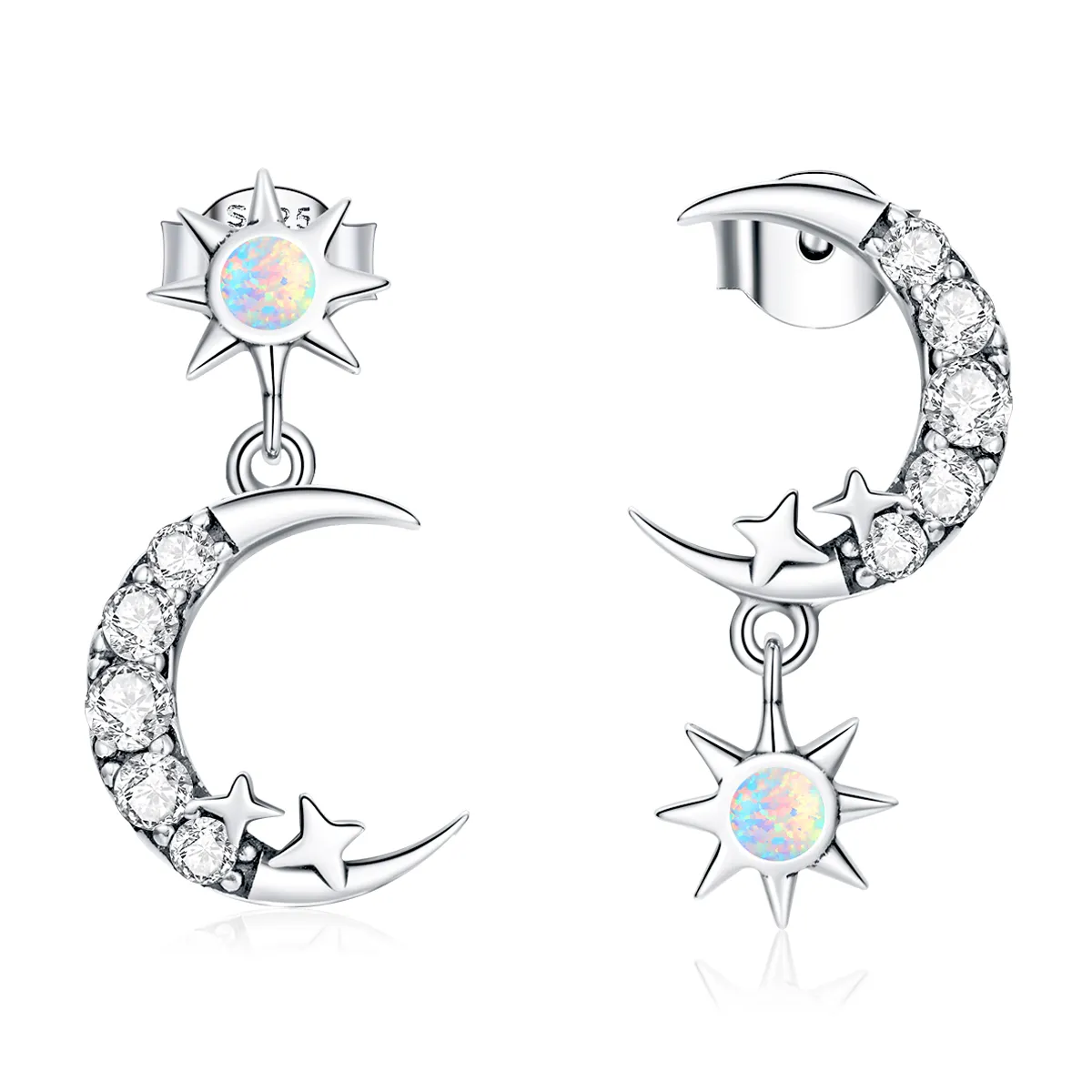 PANDORA Style Wear Stars and Wear Moon Drop Earrings - SCE1239