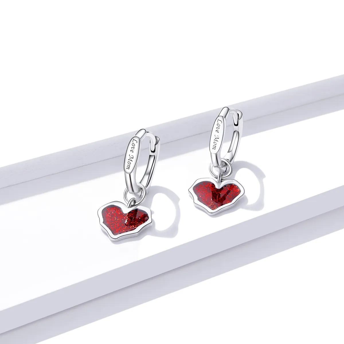 PANDORA Style Close Lover Hoop Earrings - BSE484