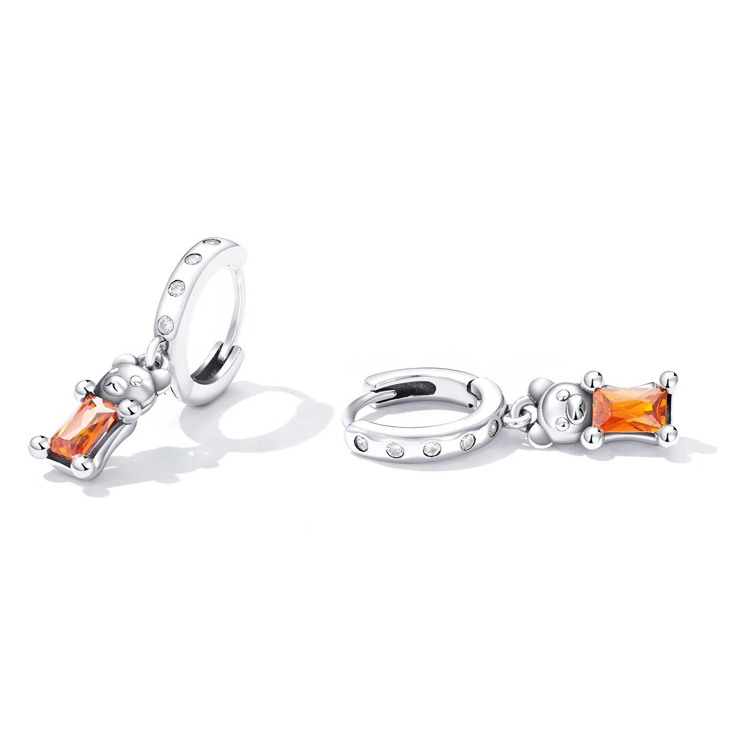 PANDORA Style Cute Bear Hoop Earrings - SCE1399