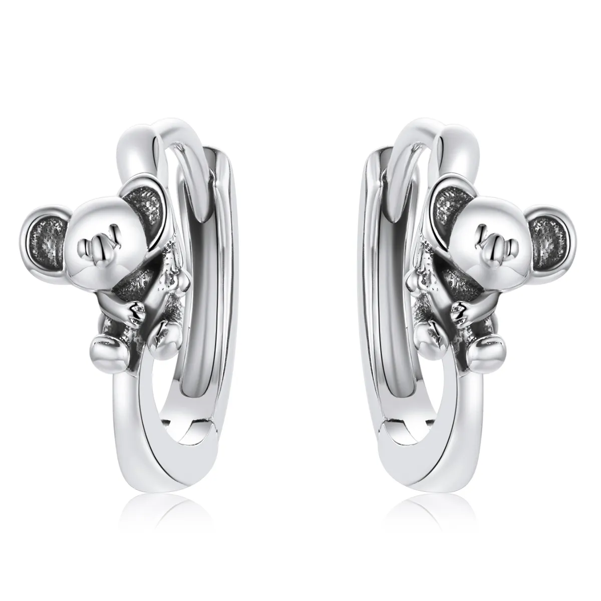 PANDORA Style Cute Koala Hoop Earrings - BSE507