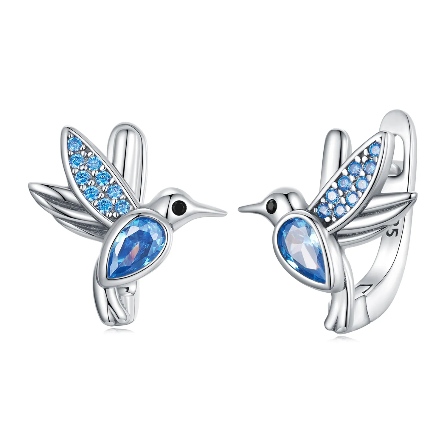 PANDORA Style Hummingbird Hoop Earrings - SCE1503