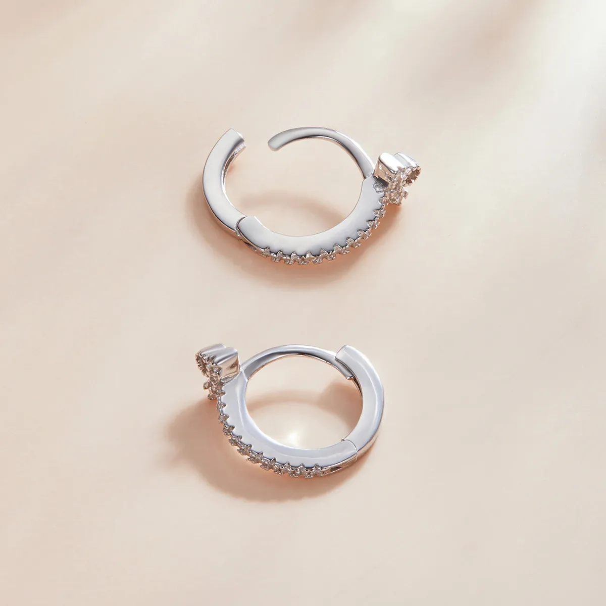 PANDORA Style Urban Fashion Hoop Earrings - SCE1186-A