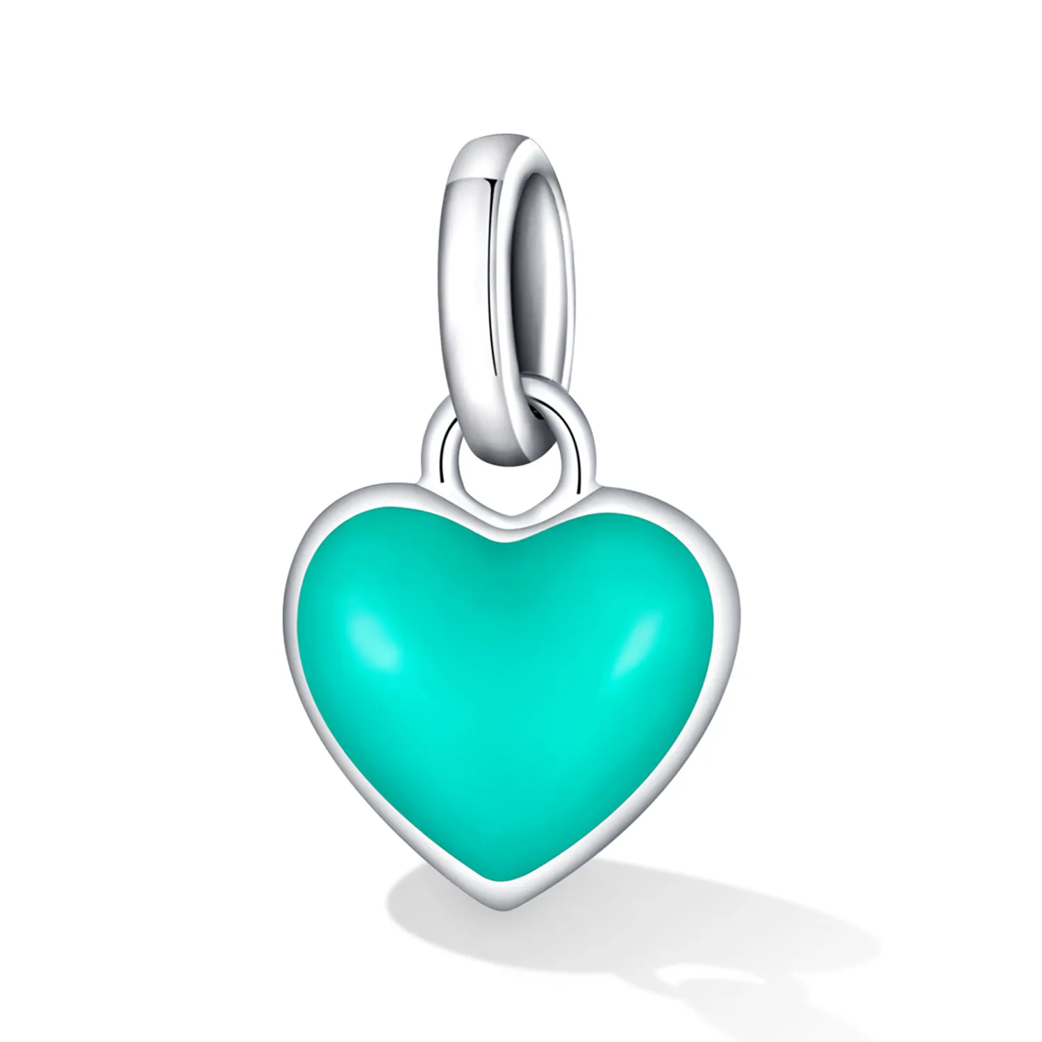 PANDORA Me Style Lake Green Love Charm - SCP063-TQ