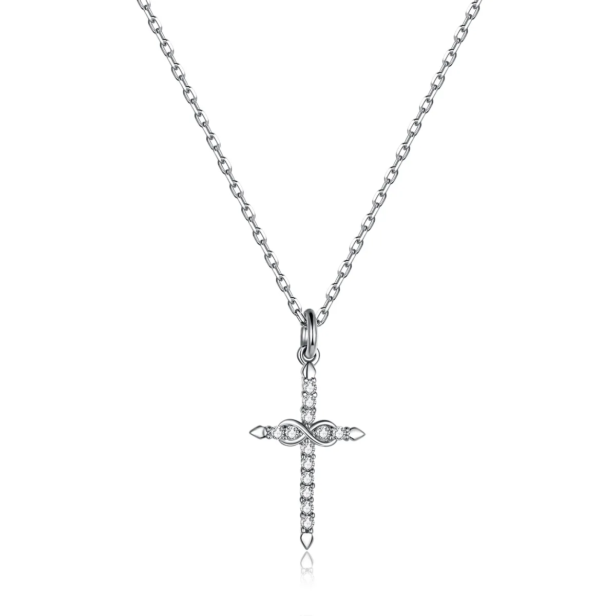 PANDORA Style Cross of Love Necklace - BSN184