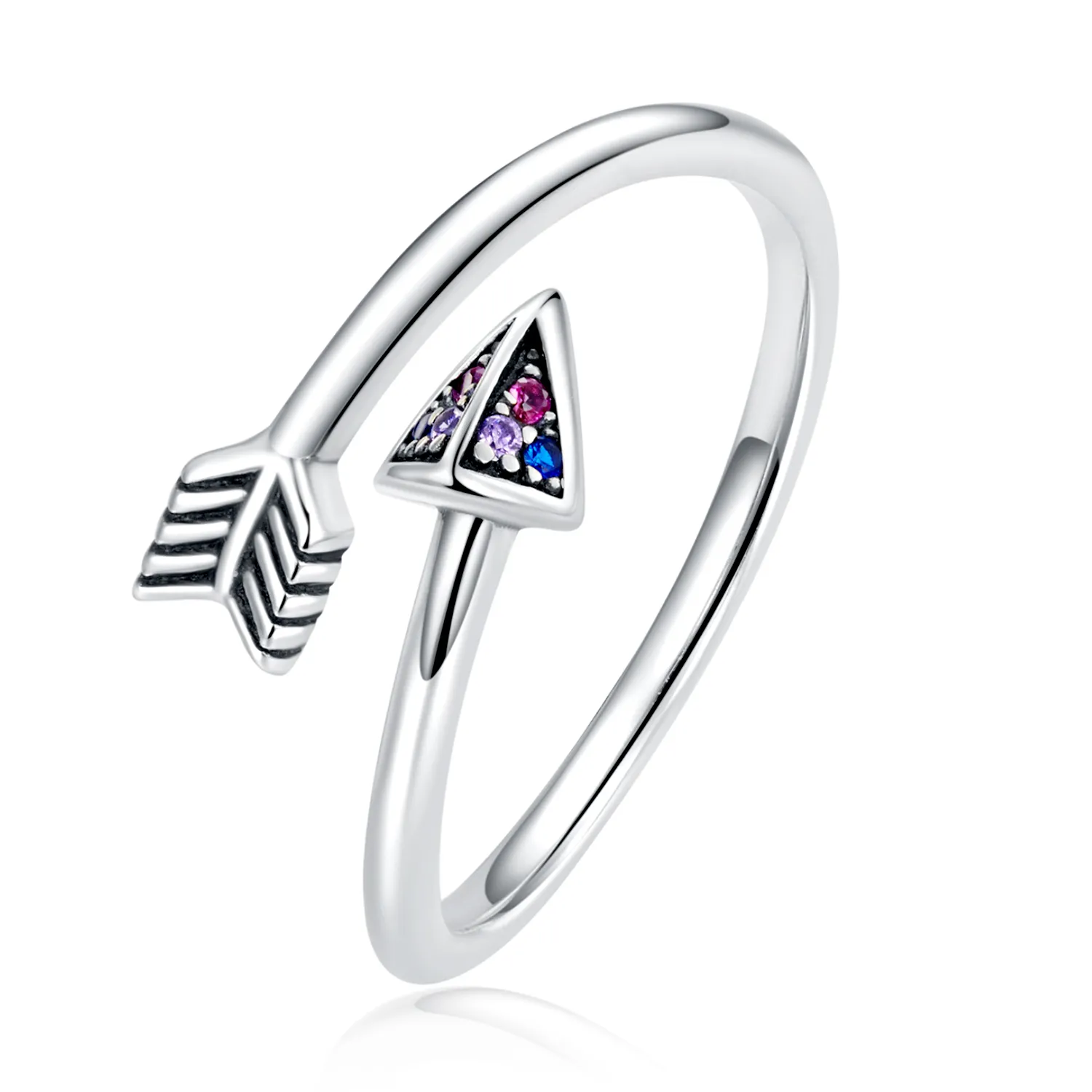 pandora style arrow of love open ring scr820