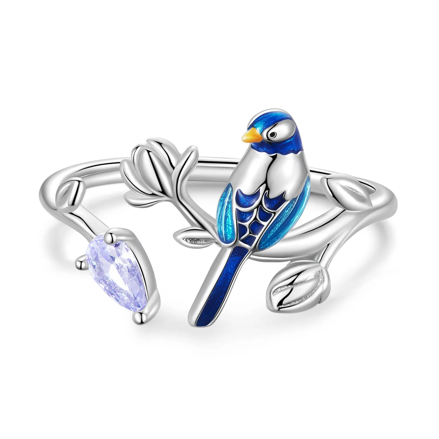 pandora style bird open ring bsr288