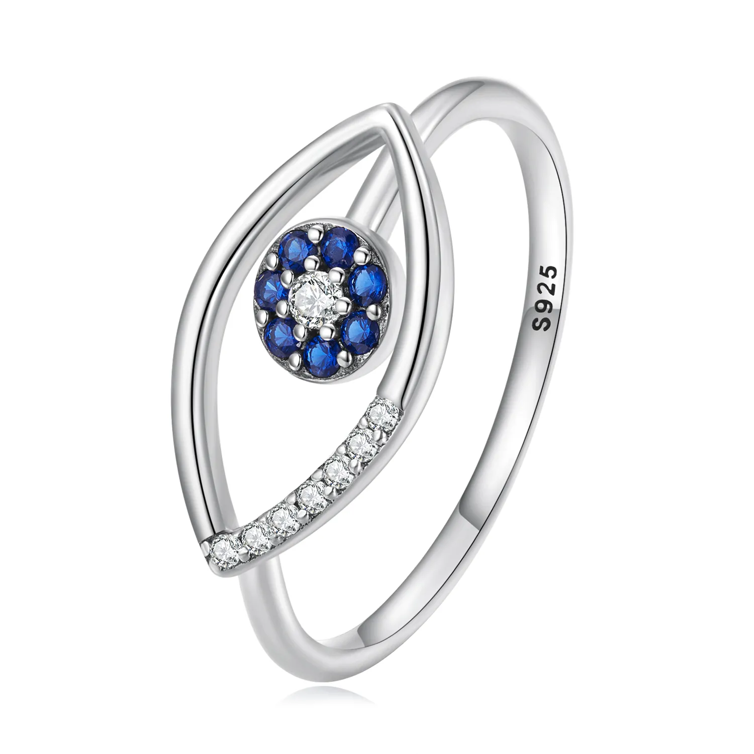 pandora style devil eye open ring scr875