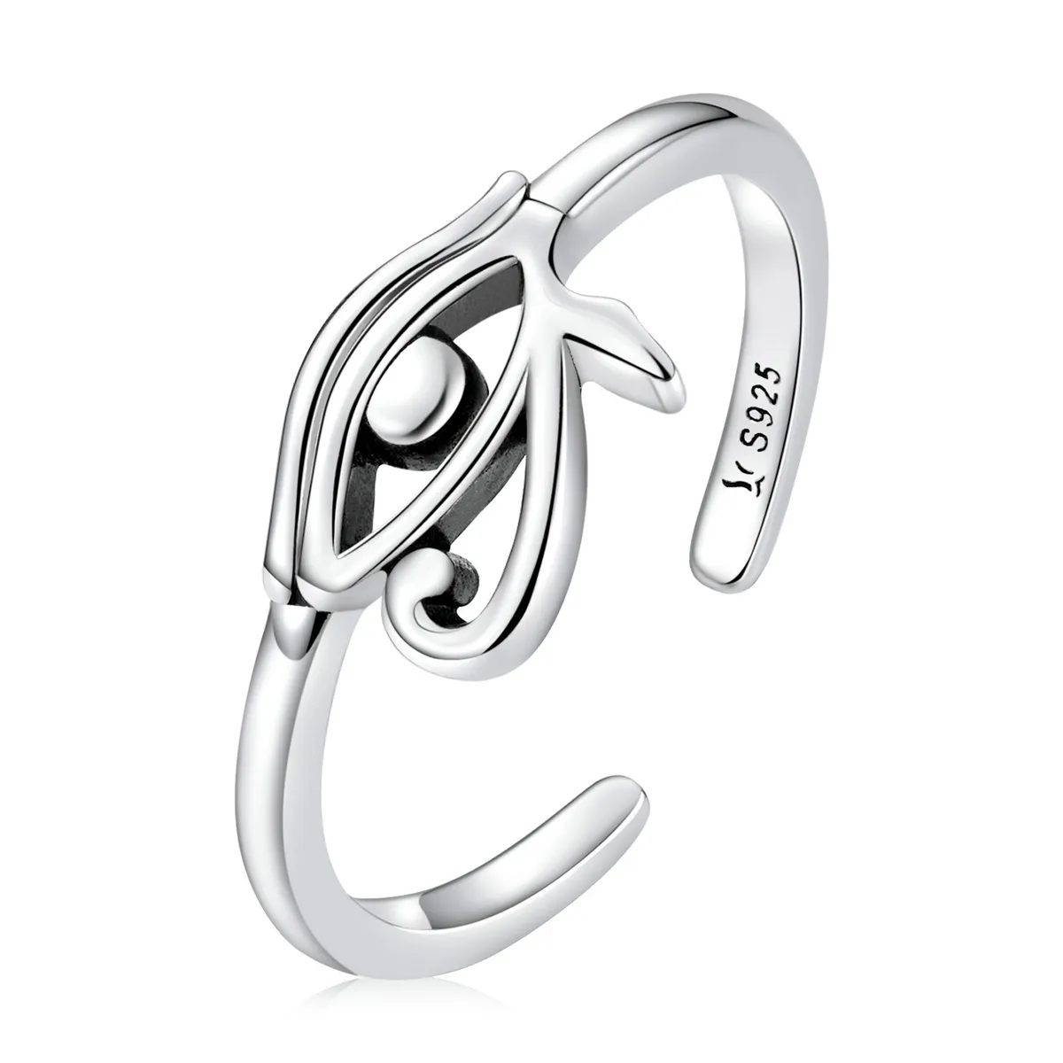 pandora style eye of horus open ring scr801