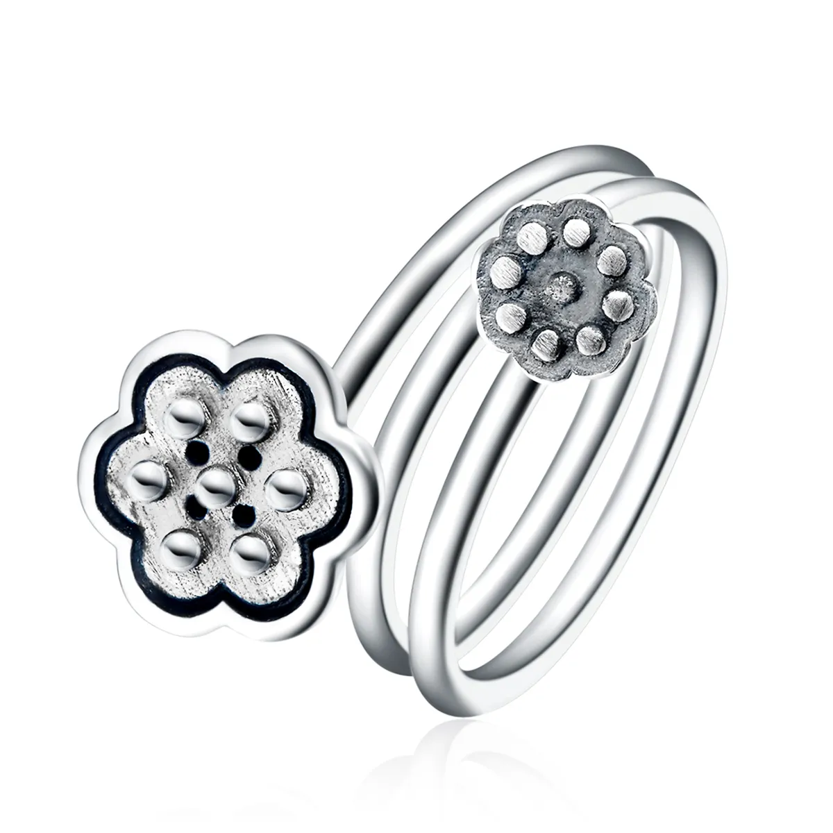 PANDORA Style Lotus Pendant Open Ring - VSR054