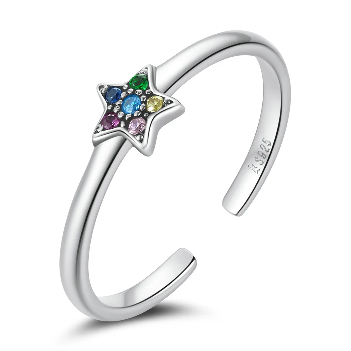 PANDORA Style Shine Star Open Ring - SCR777