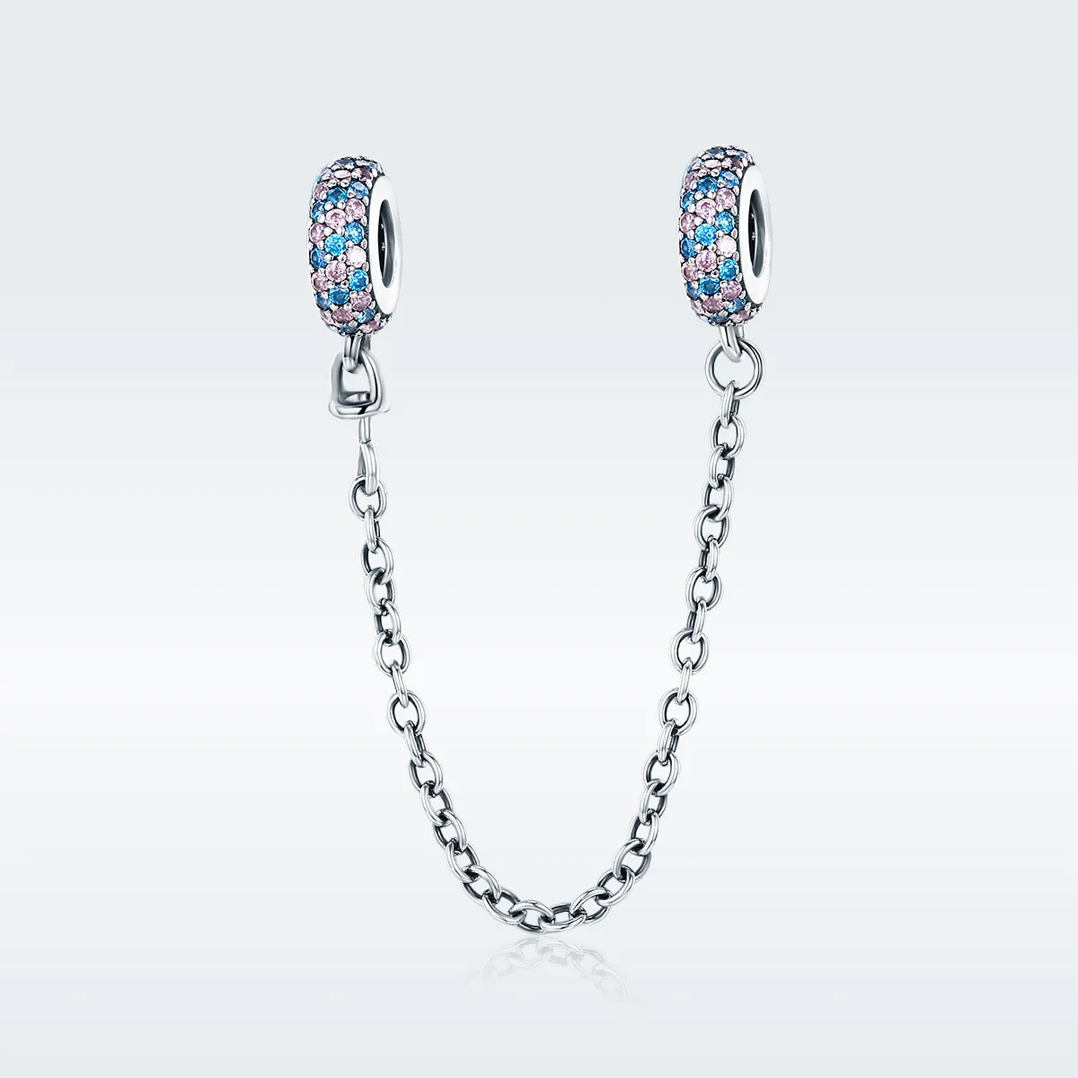 PANDORA Style Pink Blue Miracle Safety Chain - SCC379