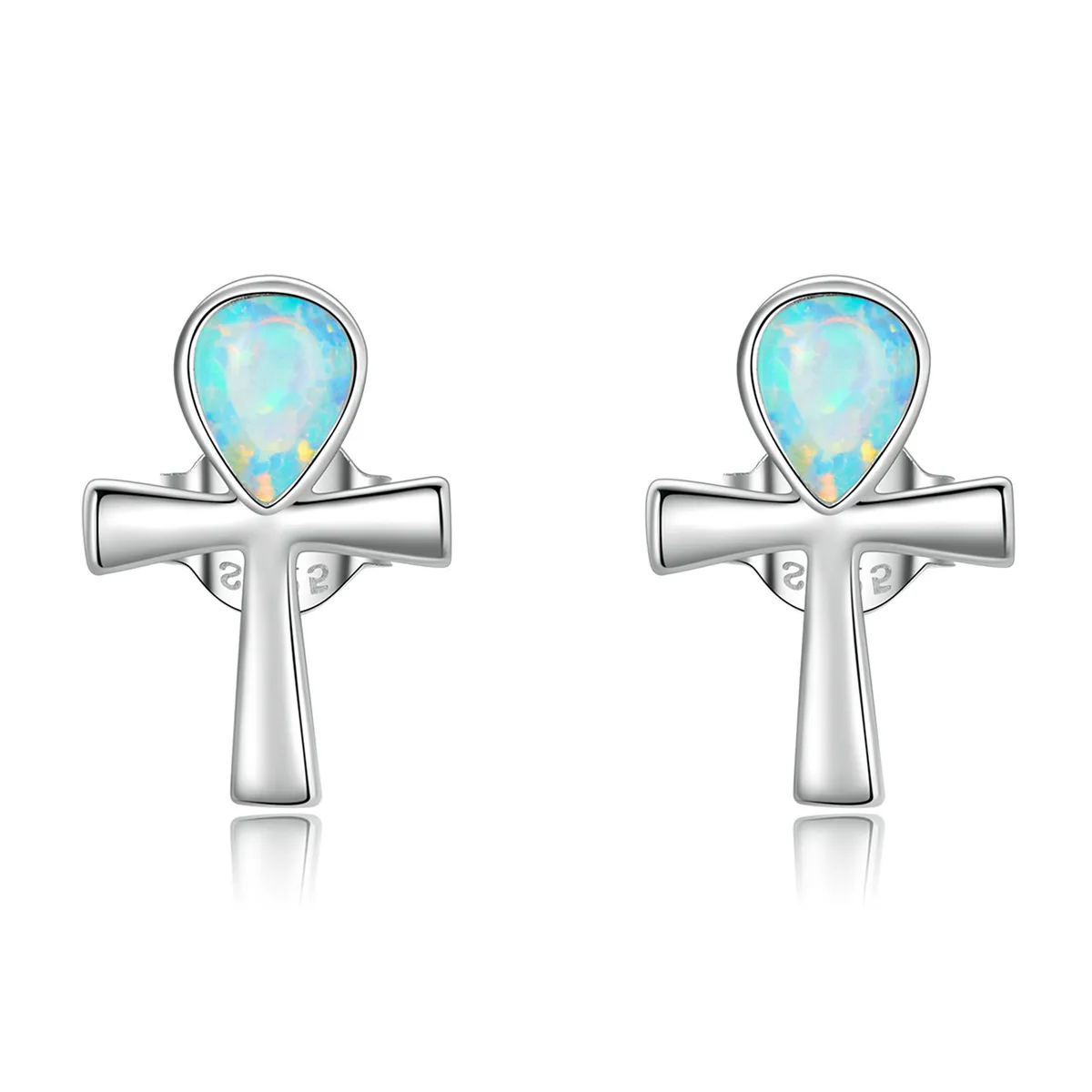 PANDORA Style Anka Cross Stud Earrings - BSE556