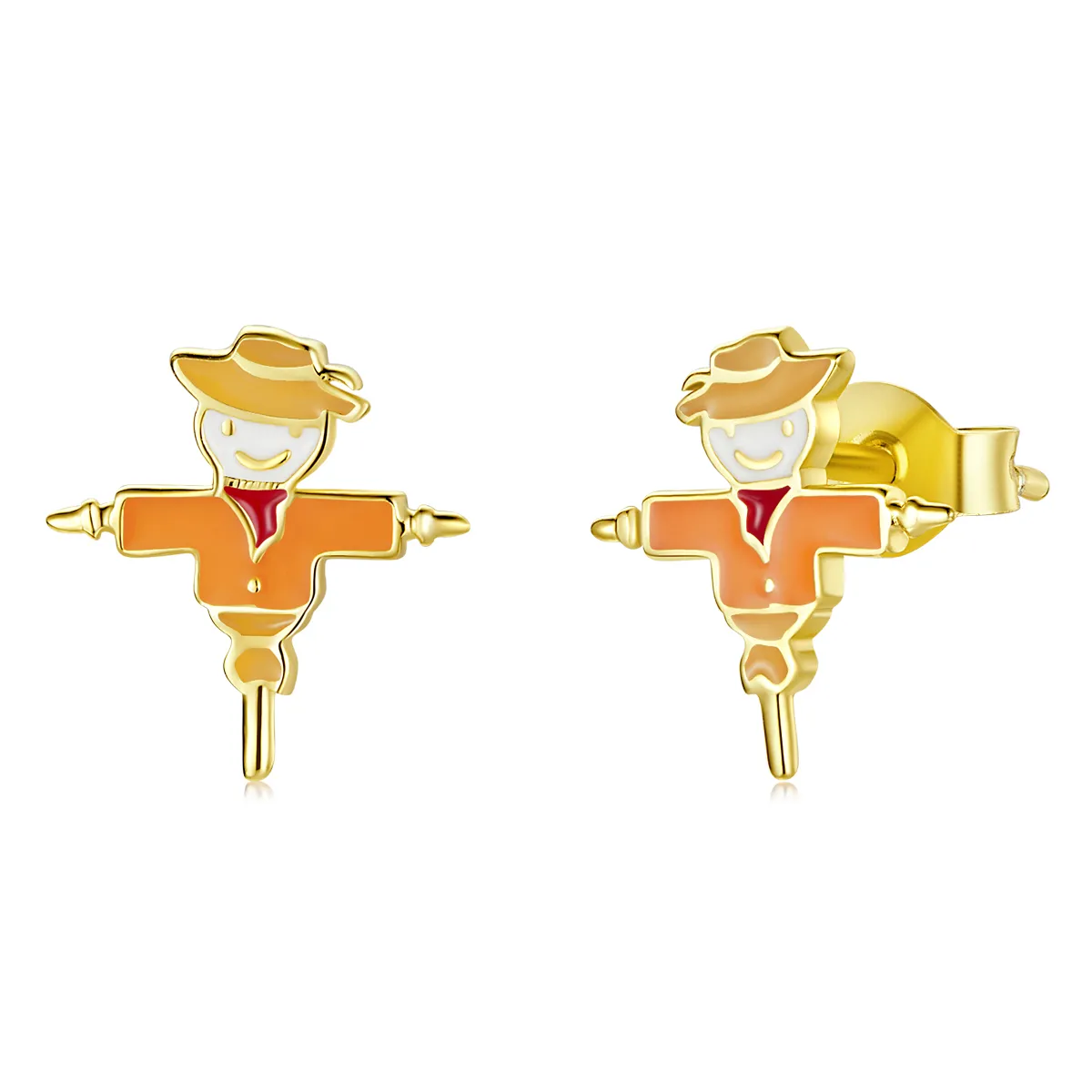 PANDORA Style Autumn - Scarecrow Stud Earrings - SCE1243