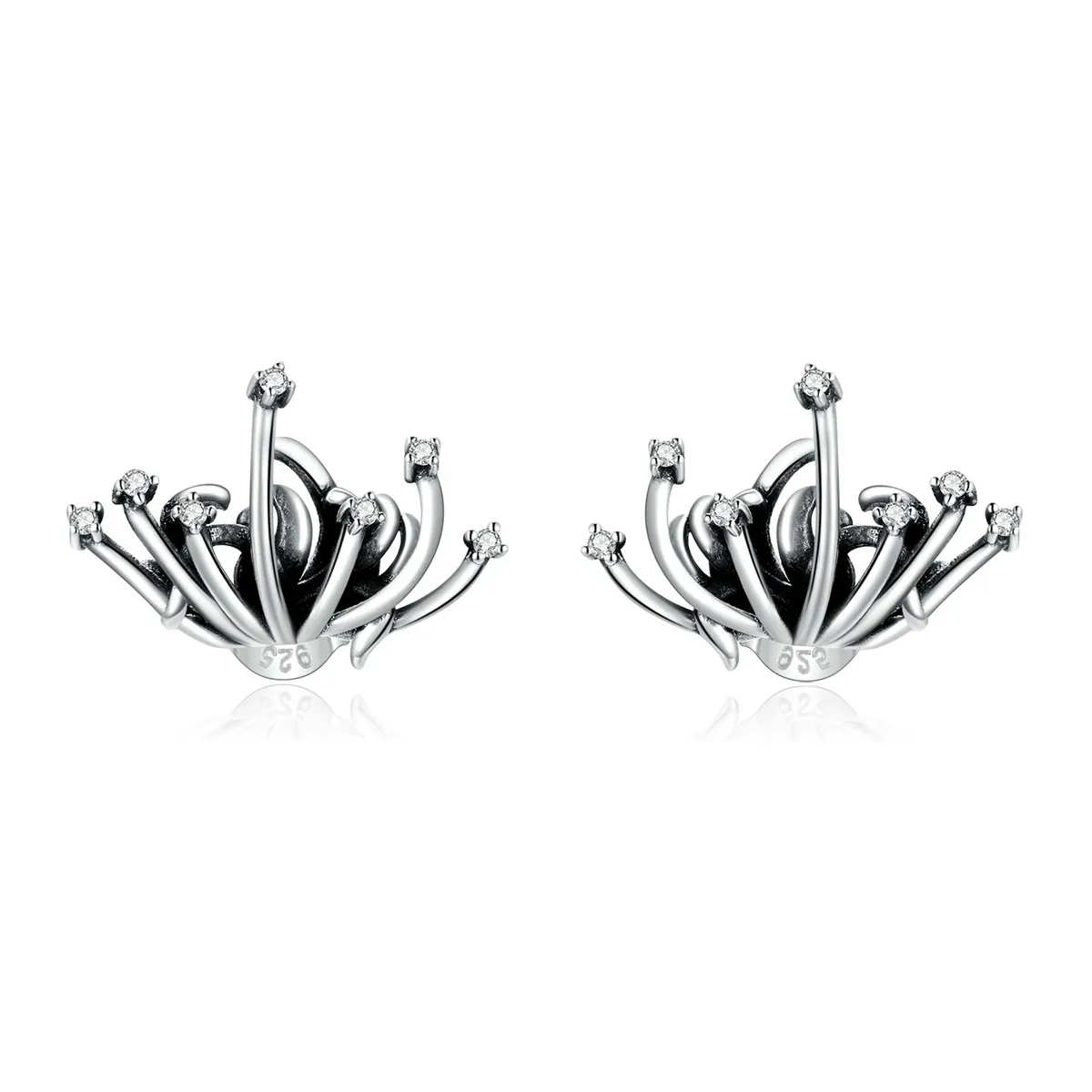 pandora style bana stud earrings sce940