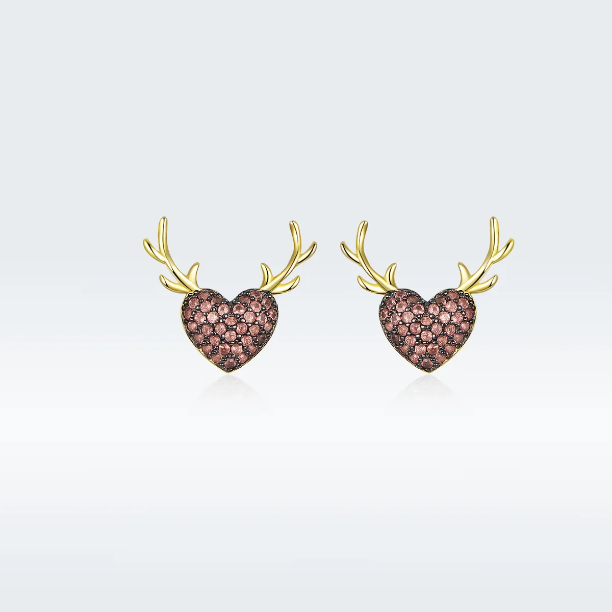 PANDORA Style Deer Love Stud Earrings - BSE313