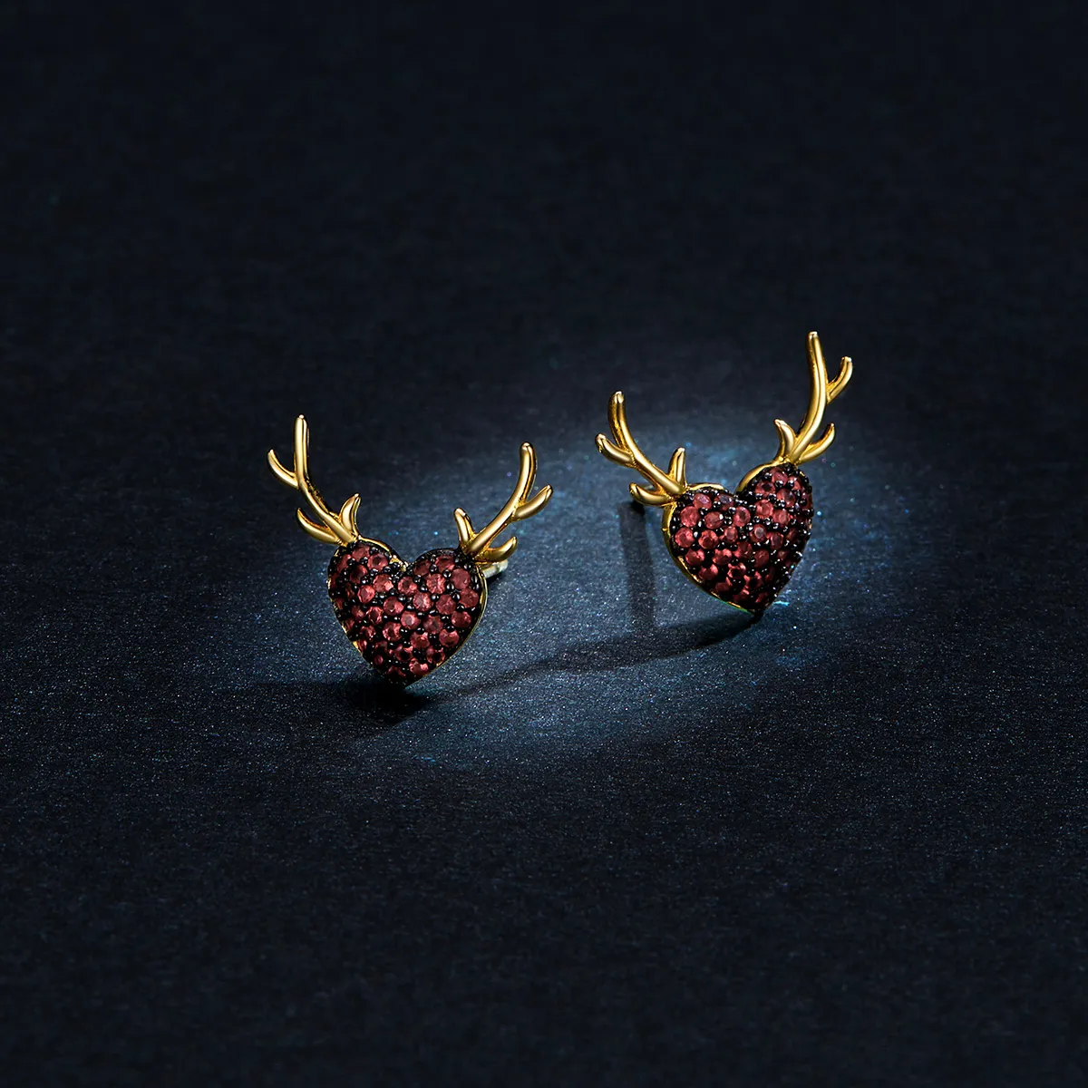 PANDORA Style Deer Love Stud Earrings - BSE313