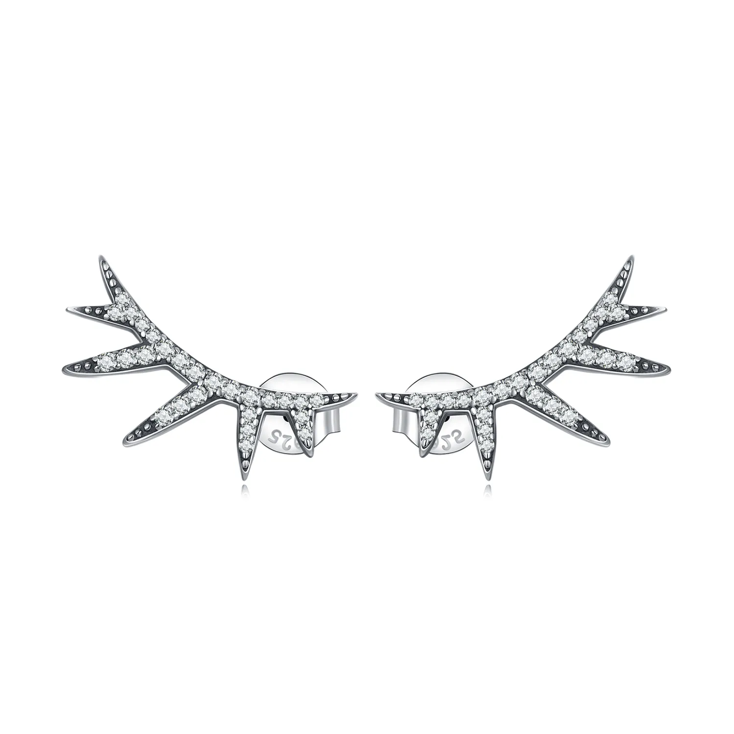 PANDORA Style Eyelash Stud Earrings - BSE681