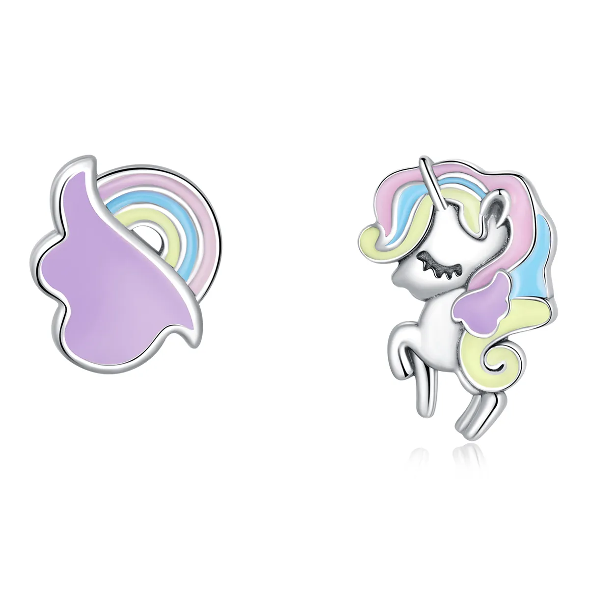 PANDORA Style Fantasy Unicorns Stud Earrings - SCE1266