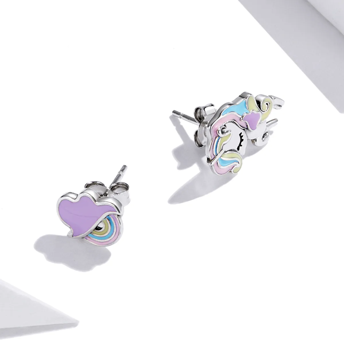 PANDORA Style Fantasy Unicorns Stud Earrings - SCE1266