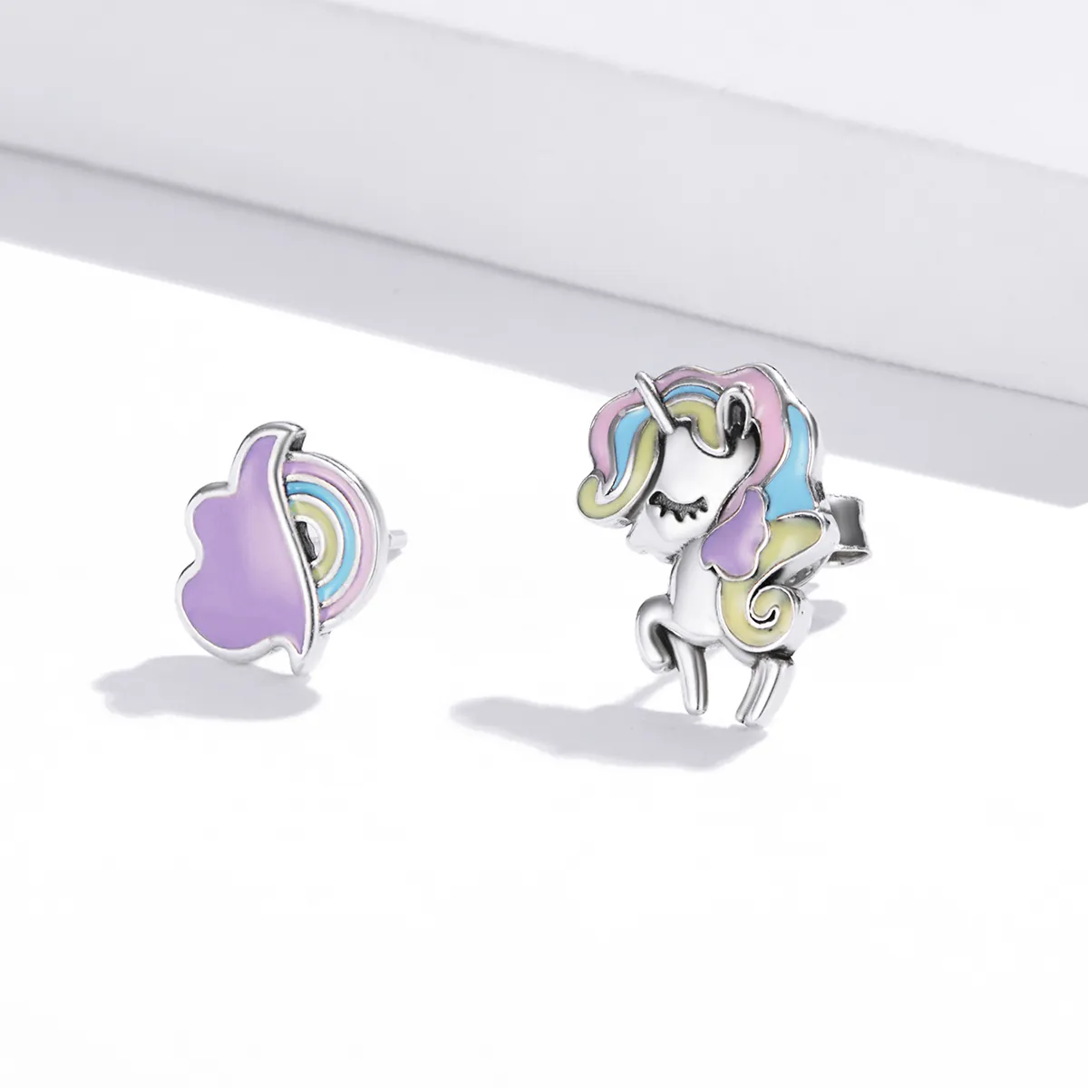 PANDORA Style Fantasy Unicorns Stud Earrings - SCE1266