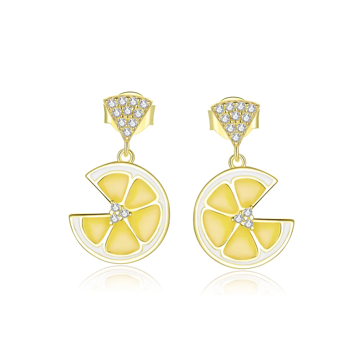 PANDORA Style Fresh Lemon Stud Earrings - BSE435